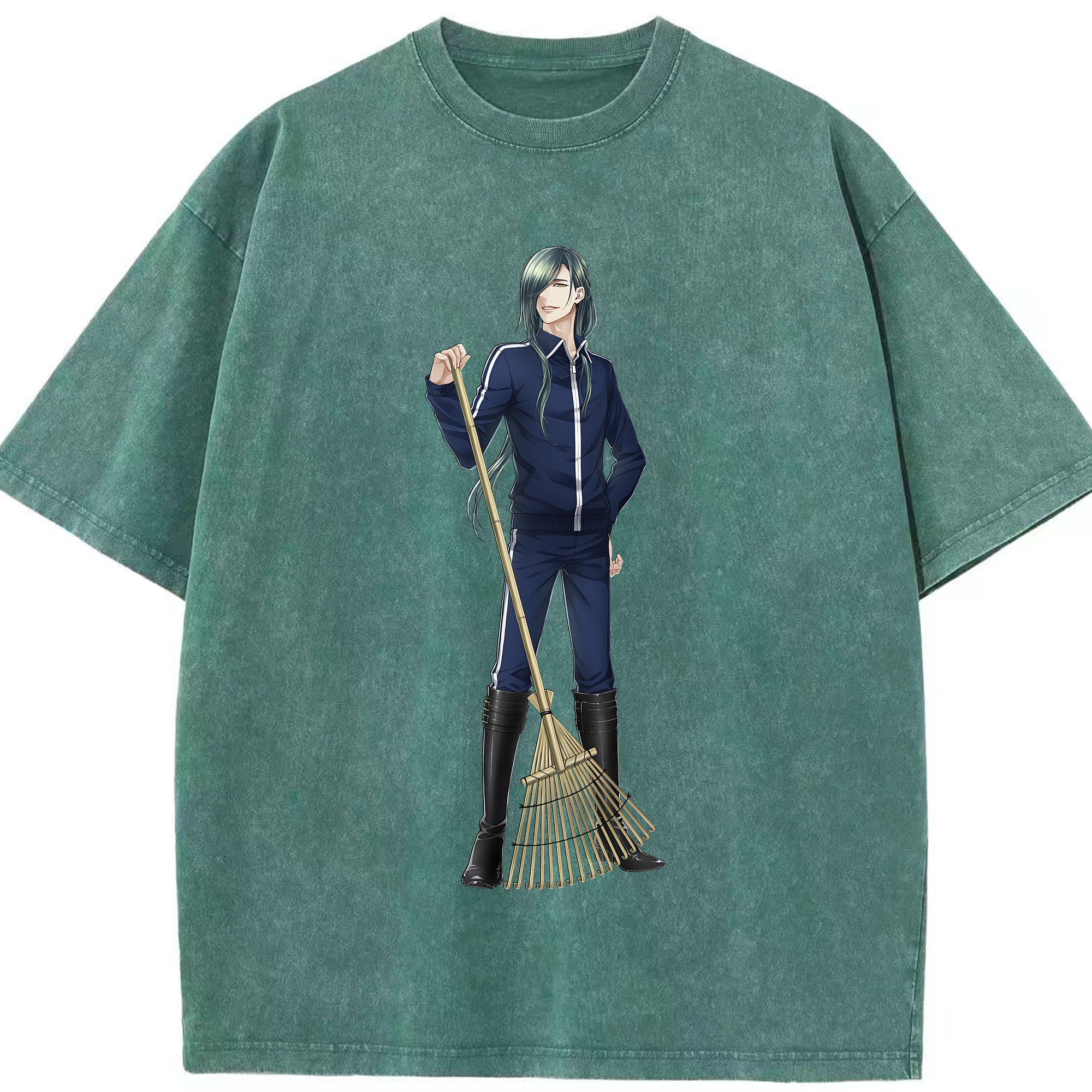 （画像用） 刀剣乱舞 Touken Ranbu 綿100% ヴィンテージ風 半袖Tシャツ（フロントプリント）